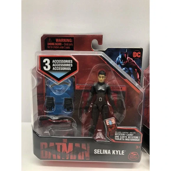 LOT Of 2 SPIN MASTER 2022 DC 4" FIGURE THE BATMAN And THE PENGUIN - Picture 3 of 5